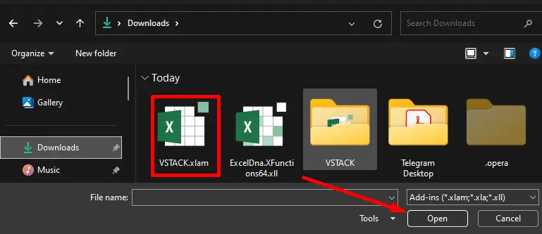 How to Add VSTACK Function in Excel