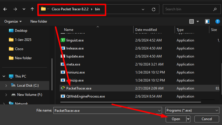 How to solve Login failed Cisco Packet Tracer is Shutting down Step 2