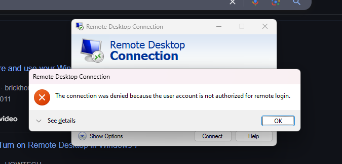 How to Fix Remote Desktop Authorization Issue in Windows 7 How to Fix Remote Desktop Authorization Issue in Windows 7