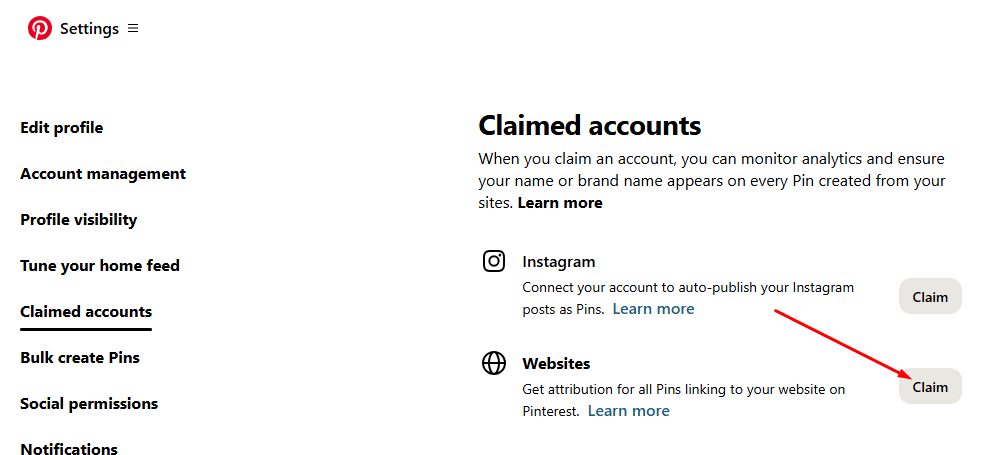 How to Claim Your Website on Pinterest Using a TXT Record