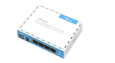 The MikroTik hAP lite, Router + Wireless The MikroTik hAP lite, Router + Wireless